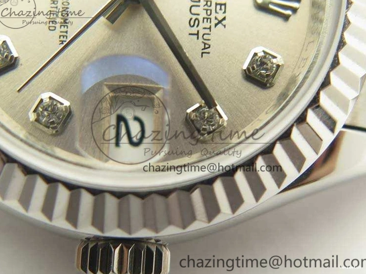 Silver SS DateJust Dial Edition BP Maker 28mm SS Best Diam ETA2671 On Bracelet 0116